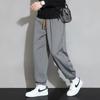 Calça de Moletom Masculina Primavera e Outono 2025 Nova Calça Casual de Corte Reto Solta Esportiva Calças para Meninos Adolescentes Outono e Inverno
