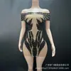 Nuevo Vestido Corto Elegante de un Hombro con Pedrería que se Ajusta a la Cadera Disfraz para Boda Reunión Anual de la Empresa Fiesta de Cumpleaños Actuación de Baile