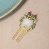 Colgante estilo Palace Vintage Road con diseño de carretera vintage y elegante cadena de cobre para clavícula de mujer.
