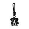 Lindo Perrito Gatito de Cuero Simple Dibujo Animado Coche Llavero Colgante Pequeño Regalo Cadena para Colgar en Mochila Escolar Joyería Regalo