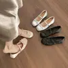 Sapatos Mary Jane femininos com aumento interno de altura, design de laço discreto, lindos sapatos estilo francês que são confortáveis de usar com saias da moda no início do outono