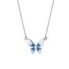 Outlet de fábrica ~ Collar de Mariposa Dulce Femenino Ins Tendencia Nicho Sentido de Diseño Avanzado Hebilla Segura Cadena para Clavícula Accesorios Femeninos