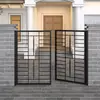 Puertas de Jardín, Cercas de Hierro, Puertas Rurales a Medida para Patios, Puertas de Villa para Patios, Puertas de Aleación de Aluminio
