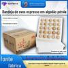 Porta de ovo de algodão pérola fivela caixa de ovo à prova de choque resistente a quedas à prova de umidade expressa caixa de embalagem de ovo de algodão pérola suporte de ovo de algodão pérola