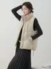 Chaleco de plumón para mujer 2026 Otoño e Invierno Estilo Nuevo Holgado Engrosado Sin Mangas Chaleco acolchado Chaqueta Chaleco de plumón