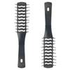 Fábrica Directa boutique peine para el cabello forma de cabeza de aceite cepillo acanalado peine acanalado de doble cara peine para dar forma para hombres peine de espalda