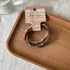 Paquete de 3 Gomas para el Cabello de Bambú Estilo Nuevo 2025 Banda Elástica Coleta Alta Elasticidad y Duradera Diadema Accesorios para el Cabello para Mujeres