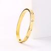 Fornecimento de fábrica pulseira de cartão pulseira de chave de fenda LOVE pulseira de casal aço titânio banhada a ouro rosa pulseira de cruz venda quente transfronteiriça