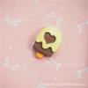 Paleta de Resina Corazón Artificial Helado Hebilla de Zapato Flor de Zapato Caja de Papelería Juguete de Comida DIY Accesorios de Joyería