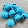 Tinta Candy Color 14-22mm Sino DIY Sino Pingente Pequeno Pendurado Decoração de Árvore de Natal Animal de Estimação Sino Pequeno