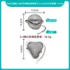 Colador de Té de Acero Inoxidable 304 con Mango de Clip, Cadena Colgante Larga con Forma de Corazón, Drenaje de Té, Oficina, Venta al por Mayor, Entrega 48H