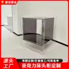 Mesa de noche de acrílico personalizada de alta transparencia, aparador minimalista, mueble de almacenamiento, mesa auxiliar, estante de almacenamiento para mesita de noche de dormitorio