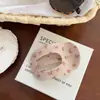 Presilha de Cabelo Doce Floral de Abalone Infantil para Meninas, Presilha de Cabelo Versátil para o Dia a Dia Sem Metal, Presilha de Garra Oval Grande Retrô