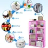 Estantería Moderna Simple Personalizada Almacenamiento Simple Estante para Libros Dormitorio Combinación Libre Gabinete de Almacenamiento Reforzado Estante para Dispositivos