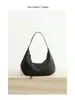 Bolso de Hombro Minimalista de Piel de Vaca Otoño/Invierno 2026, Bolso Tote de Gran Capacidad, Bolso de Media Luna, Bolso Versátil para Mujer