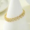 Pulsera de Piedras Preciosas Geométrica Super Flash de Exportación Europea y Americana Aliexpress para Hombre y Mujer 3A Cobre con Incrustaciones de Zirconio Fabricante Venta al por Mayor