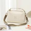 Nuevo Bolso de Lona para Mujer Estilo Ins Gran Capacidad Simple Portátil Bolsa de Cosméticos Estilo Coreano Moda Bolso de Hombro Cruzado