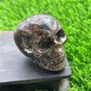 Cráneo de piedra semipreciosa natural tallado de 5 cm cráneo de piedra semipreciosa calaveras de cristal