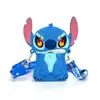 Bolsa Nova de Silicone Transfronteiriça Desenho Animado Meninas Acessórios de Bolsa Infantil Stitch Fofo Pequena Bolsa de Ombro Porta-Moedas de Chave