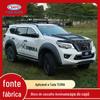 Texinrui é adequado para Nissan Tuda modificação do carro chuva sobrancelha da roda de proteção de chuva com tampa de máquina leve areia e acessórios de escudo de pedra