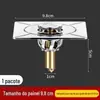 Ralo de Piso de Aço Inoxidável Tampa de Vedação Anti-Odor Tubo de Esgoto Anti-Odor Banheiro Universal Tipo Pedal Núcleo de Mola