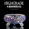 Cinzeiro grande de vidro, cristal estilo europeu, criativo, estiloso, personalizado, adequado para sala de estar, quarto, escritório, KTV, hotel