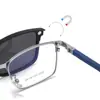 Nuevo Negocio Acero Plástico Marco para Miopía Cejas Dos en Uno Clip Magnético Gafas de Sol Polarizadas Set para Hombres Fabricante