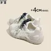 Versión de piel de vaca doble cordón rojo Zapatos de entrenamiento alemanes zapatos de mujer versátiles ligeros hacen que los pies parezcan más pequeños Zapatos Forrest Gump zapatos deportivos casuales