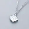 Collar para Mujer, Plata Pura, Lujo Ligero, Colgante de Nicho, Nuevo Modelo 2025, Regalo de Cumpleaños, Joyería de Concha