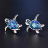Elmosha clásico comercio exterior azul verde Aobao pendientes de tortuga AliExpress Amazon suministro de fábrica una generación de pelo