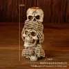 Adornos de Resina Transfronterizos Nuevos, Creativos y Únicos Que No Escuchan, No Hablan ni Se Mueven, Decoraciones de Atmósfera para el Festival de Fantasmas de Halloween