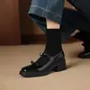 Outono/Inverno 2026 Novos Botas Meia Stretch de Salto Alto com Patchwork de Couro Patente e Laço Bico Quadrado Femininas Versáteis Emagrecedoras Sapatos de Moda