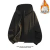 Moletom com Capuz Cardigan Pesado Estilo Americano para Homens, Marca da Moda, Estilo Descolado e Relaxado, Jaqueta de Lã Versátil High Street