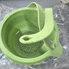 Cesta Colgante con Drenaje de Agua, Cesta Filtro Separador de Agua para Cocina, Cesta para Lavar y Escurrir Frutas, Cesta Escurridora de Cocina