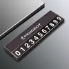 Adecuado para Peugeot 508 5008 4008 308 2008 408 Coche Matrícula de Estacionamiento Temporal Teléfono Móvil