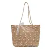 2026 Nuevo Verano Tendencia Estilo Coreano Bolso de Hombro con Encaje de Paja Bolso de Mano para Mujer Bolso Cubo de Gran Capacidad