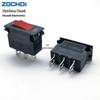Protetor de sobrecarga em forma de navio 10A250V interruptor de proteção contra sobrecorrente 2 em -1 com balancim de lâmpada 15A 10A 125V