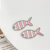 Estilo Ins Estilo Coreano Estilo Oceano Estrela-do-mar Peixe Pequeno Pingente de Gotejamento de Óleo Pingente DIY Colar Joias de Orelha Acessórios Material