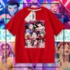 Cazadores de Demonios Kpop Cazador de Brujas Reunión Cuello Camiseta de Manga Corta de Verano Holgada Tallas Medianas y Grandes Tops Casuales para Niños