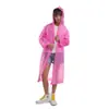 Impermeable de EVA para niños no desechable al por mayor Estudiantes de primaria a prueba de viento impermeable engrosado moda una pieza impermeable desechable