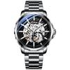 AI Lang ailang nuevo reloj mecánico para hombre TikTok Kuaishou transmisión en vivo automático correa hueco Tourbillon resistente al agua