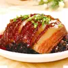 Meigan Cai Kou Rou (Barriga de Porco Cozida no Vapor com Mostarda em Conserva) Produto semiacabado para aquecer e comer com arroz Porco Braiseado Vermelho Prato pré-cozido Lanches