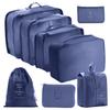 Conjunto de Armazenamento de Viagem com Compartimentos para Organização Fácil, Conjunto Multifuncional de Sete Peças para Organização Doméstica e Armazenamento Portátil