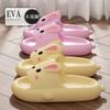 Sandalias Antideslizantes Transpirables para Niñas, Lindas, Resistentes al Desgaste, Eva, Resistentes al Olor, Uso Exterior de Verano, Sandalias a Juego para Padres e Hijos, Estilo de Dibujos Animados para Mujer