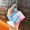 Chaveiro de apito inflável criativo, brinquedo divertido para aliviar o estresse para estudantes, pingente de bolsa, atacado de presentes