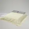Lençol de Cama de Algodão de Fibra Longa de Alta Densidade Estilo Hotel, Peça Única, 100% Algodão Puro, Lençol de Cetim para Dormir Nu, Lençol de Elástico para Cama de Solteiro