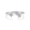 Anillo Ajustable de Plata Esterlina S925 con Apertura de Estrella Estilo Coreano Estilo Coreano Diseño Versátil Lujo Ligero Joyería de Moda Ins para Transmisiones en Vivo