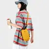 Bolsa para Teléfono de Nailon Ligero de Color Sólido con Múltiples Compartimentos, Cierre, Bolsa para Botella de Agua, Bolso Pequeño Versátil Casual Deportivo para Mujer, de Hombro Único, Cruzado