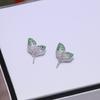 Acessórios diy S925 pingente de pérola de prata esterlina suporte vazio pingente de folha verde suporte de prata produtos semi-acabados acessórios artesanais de moda