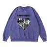 Nova Camiseta de Camada Interna Lavada Vintage Estilo Americano Pesado Outono/Inverno Par de Moletons com Gola Careca da Marca Tendência Retrô em Estoque